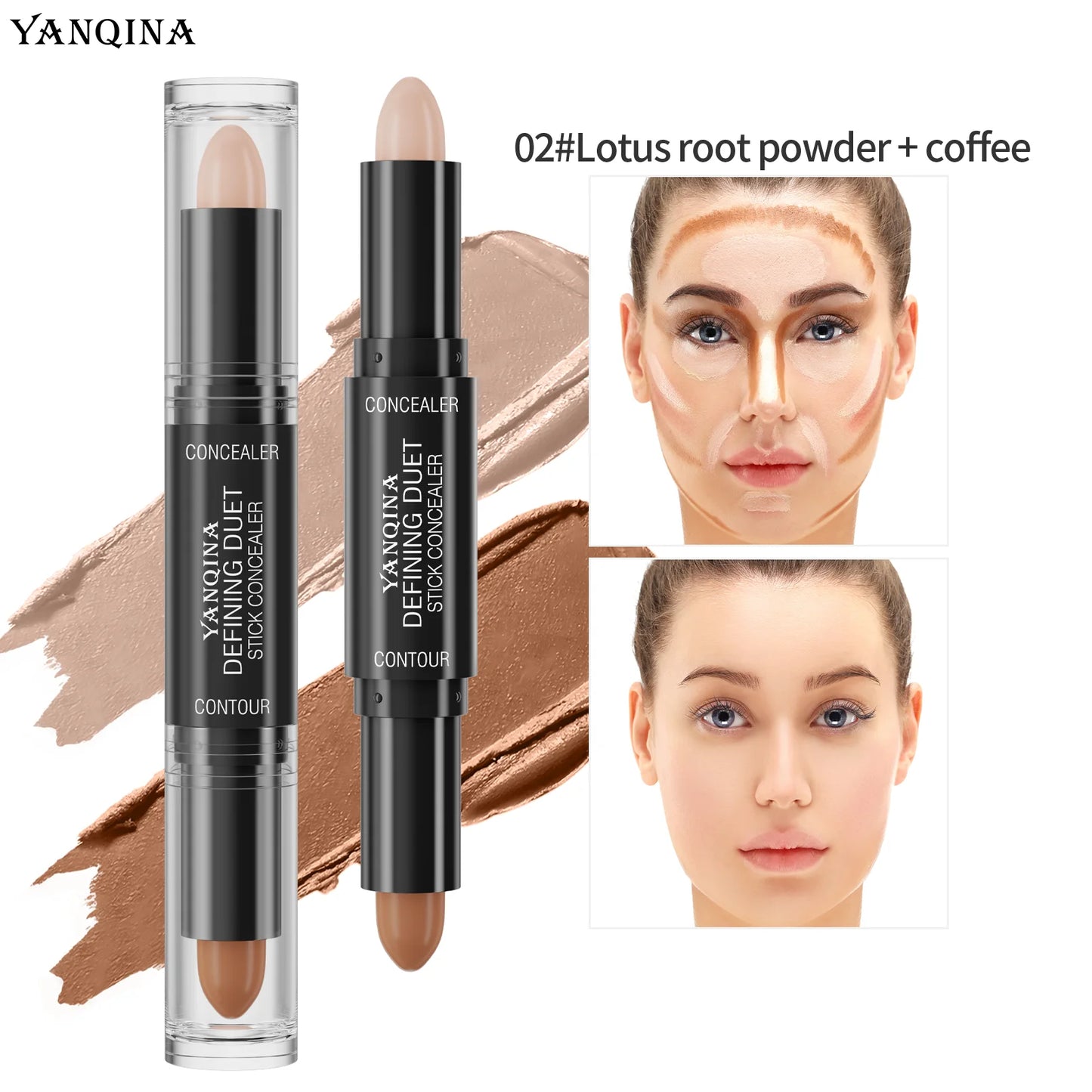 Face Foundation Concealer Pen Long Lasting - DOFIBA