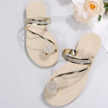 Women's Summer Sandals Rhinestone - DOFIBA