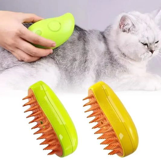 3 in 1 Electric Spray Steam Pet Brush - DOFIBA