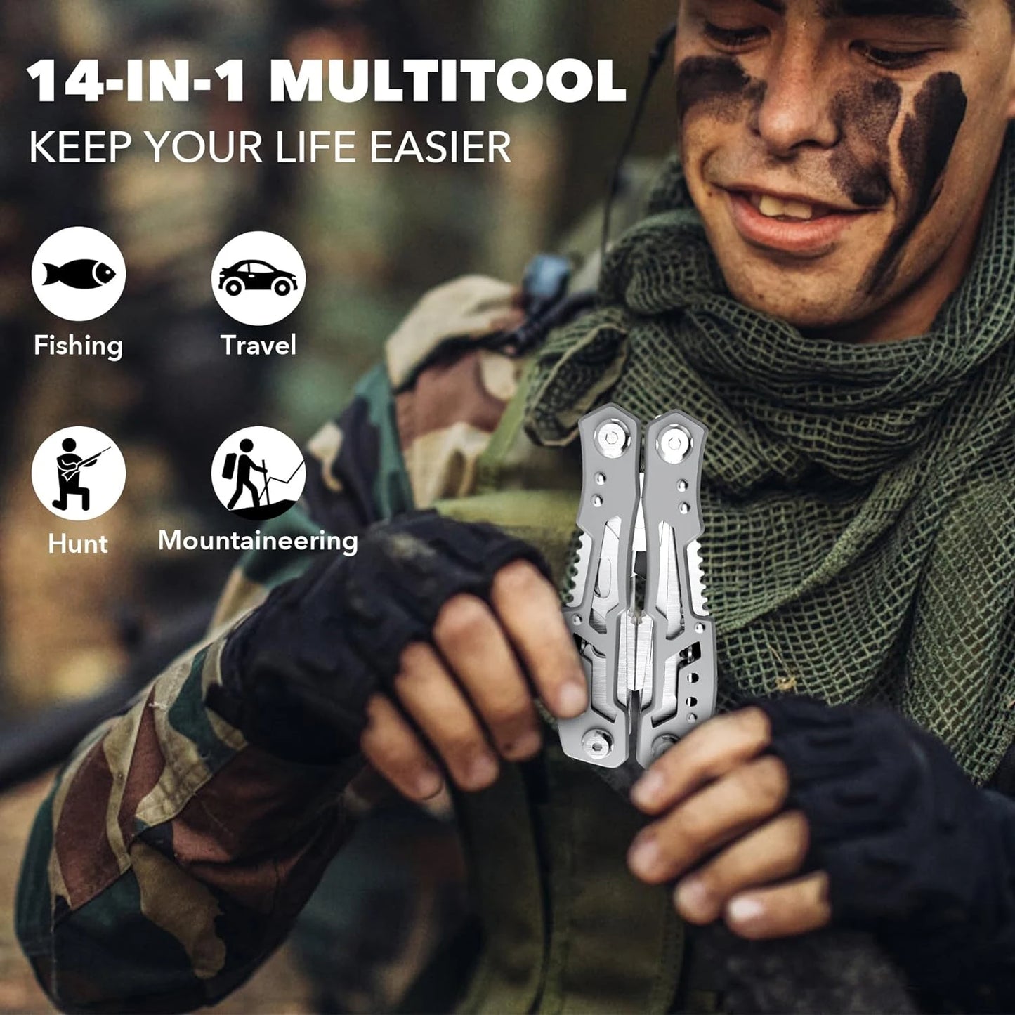 14-In-1 Premium Survival Multitool - DOFIBA