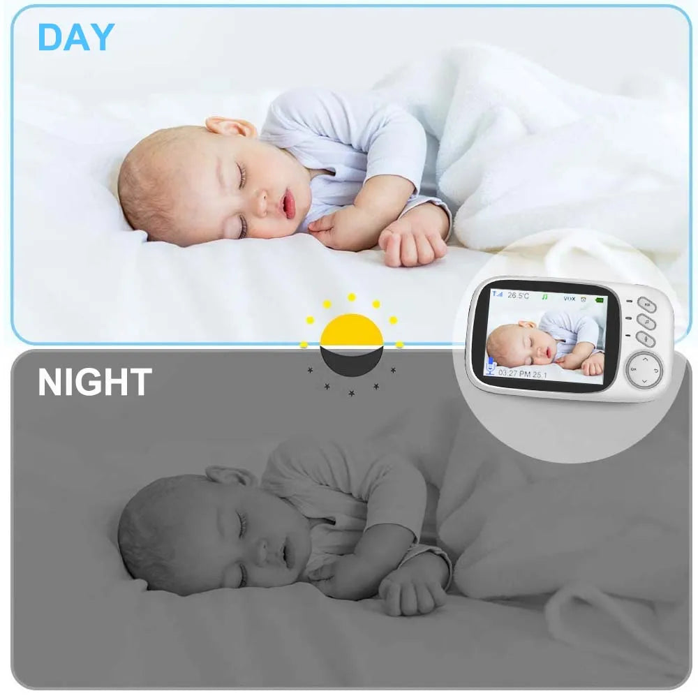 3.5'' Video Baby Monitor 2.4G Camera - DOFIBA