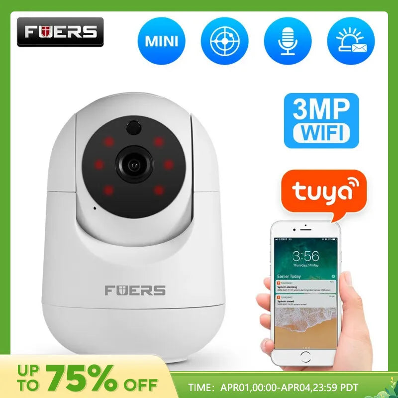 3MP WiFi Camera Smart Home Indoor - DOFIBA