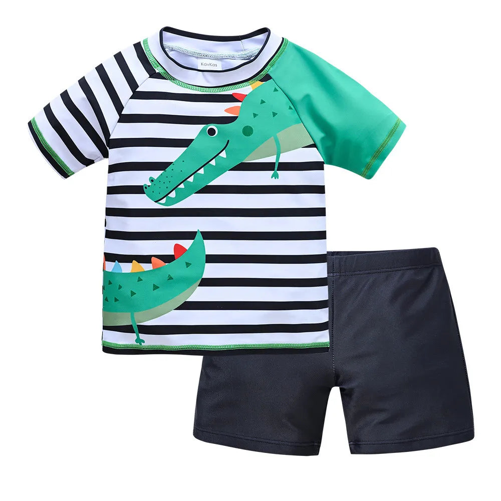 Kids Boy Swimsuit Cool Print - DOFIBA