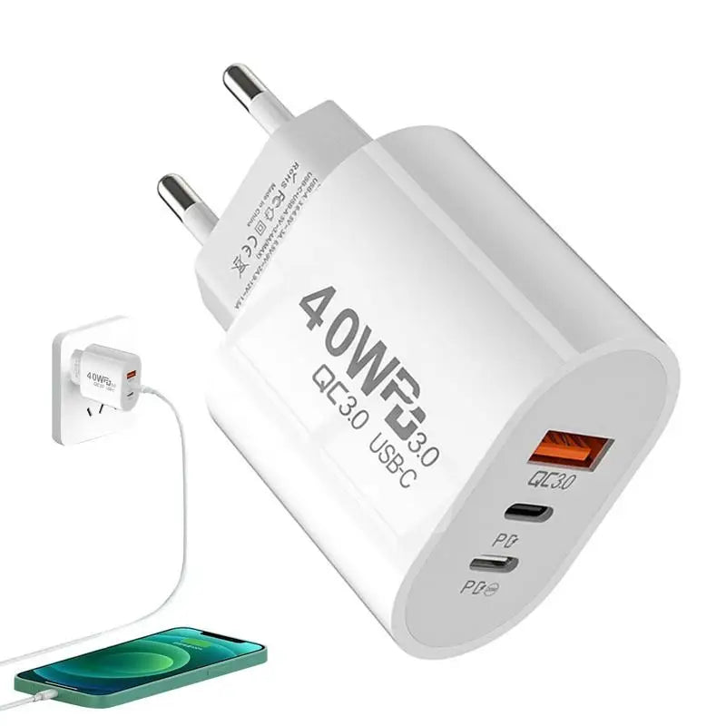 40W USB-C Charger With Quick Charge 3.0 - DOFIBA