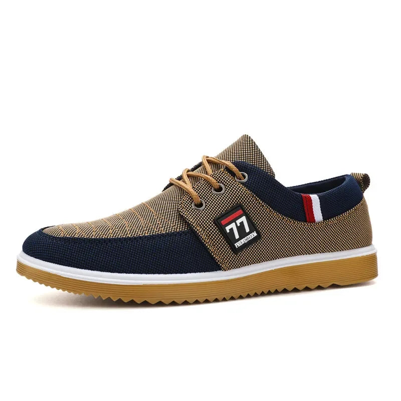 Men's Luxury Feel Canvas Shoes Lightweight - DOFIBA