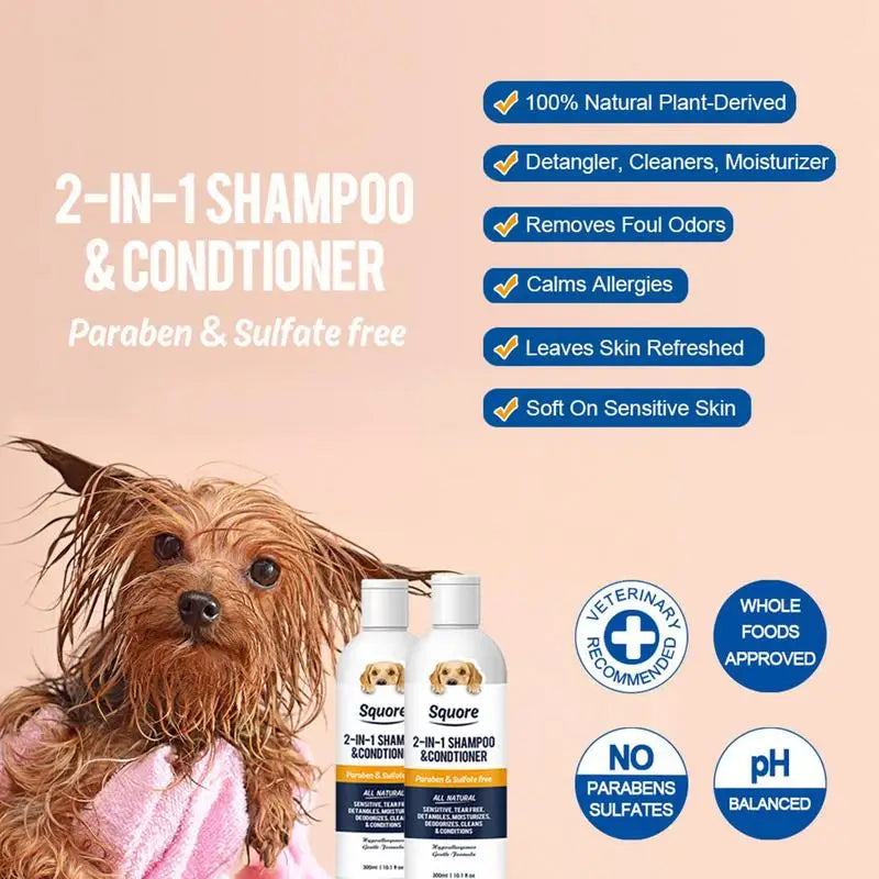 Dog Shampoo and Conditioner 2 in 1 - DOFIBA