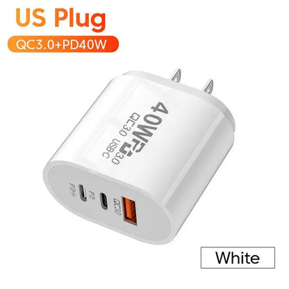 40W USB-C Charger With Quick Charge 3.0 - DOFIBA