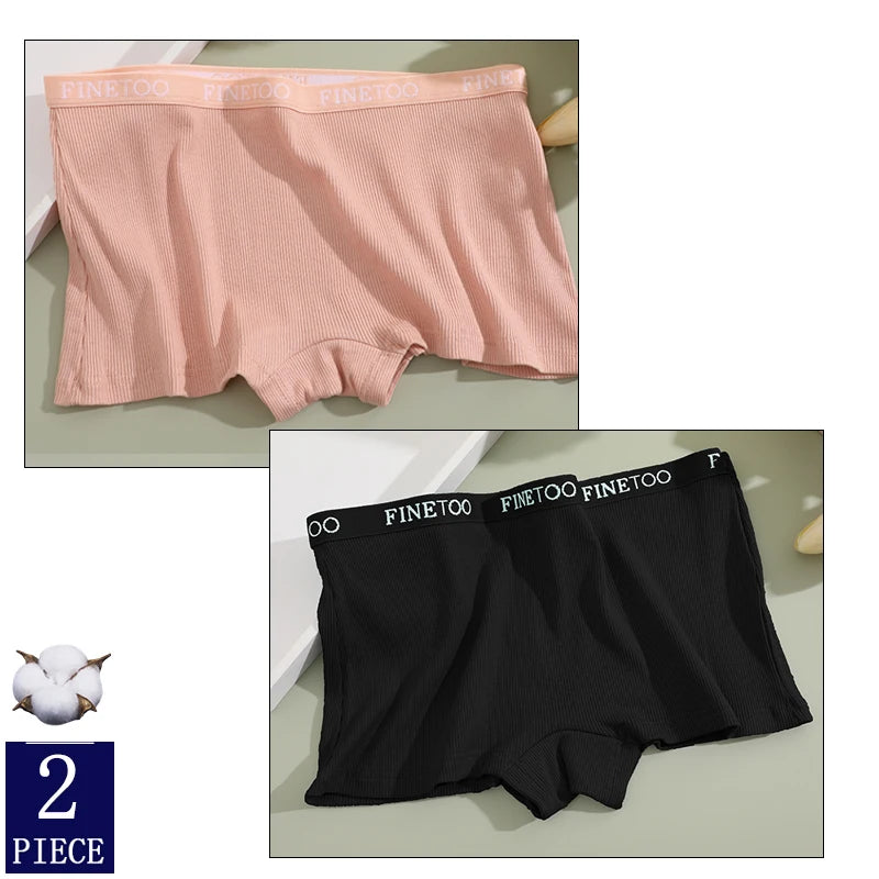 Women Cotton Panties Female Boxer - DOFIBA