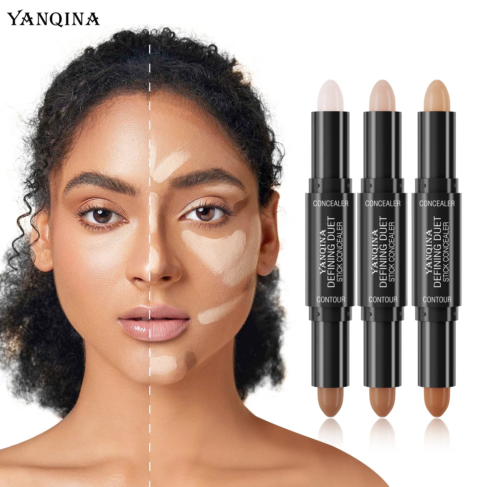 Face Foundation Concealer Pen Long Lasting - DOFIBA