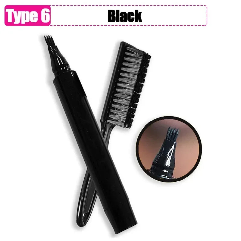 Waterproof Beard Pen Filler Pencil And Brush - DOFIBA