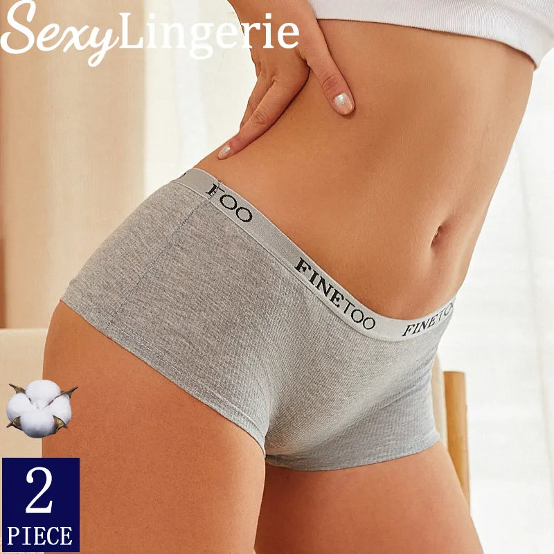 Women Cotton Panties Female Boxer - DOFIBA