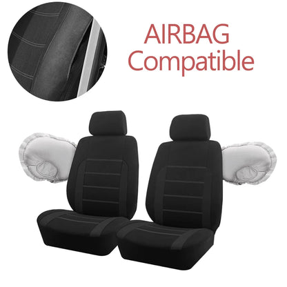 Fabric Car Seat Covers Universal Fit For Most Cars - DOFIBA